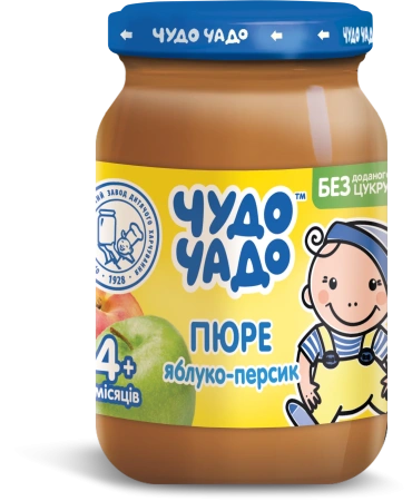 ЧУДО-ЧАДО Пюре яблоко- персик 170гр